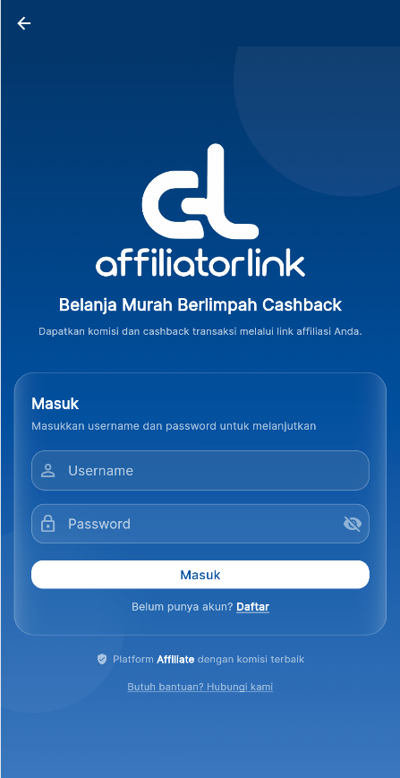 Affiliator Link Login